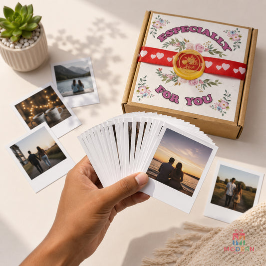 Personalized 4 x 5 cm mini photo frame displaying a couple sunset photo, perfect for romantic gifting