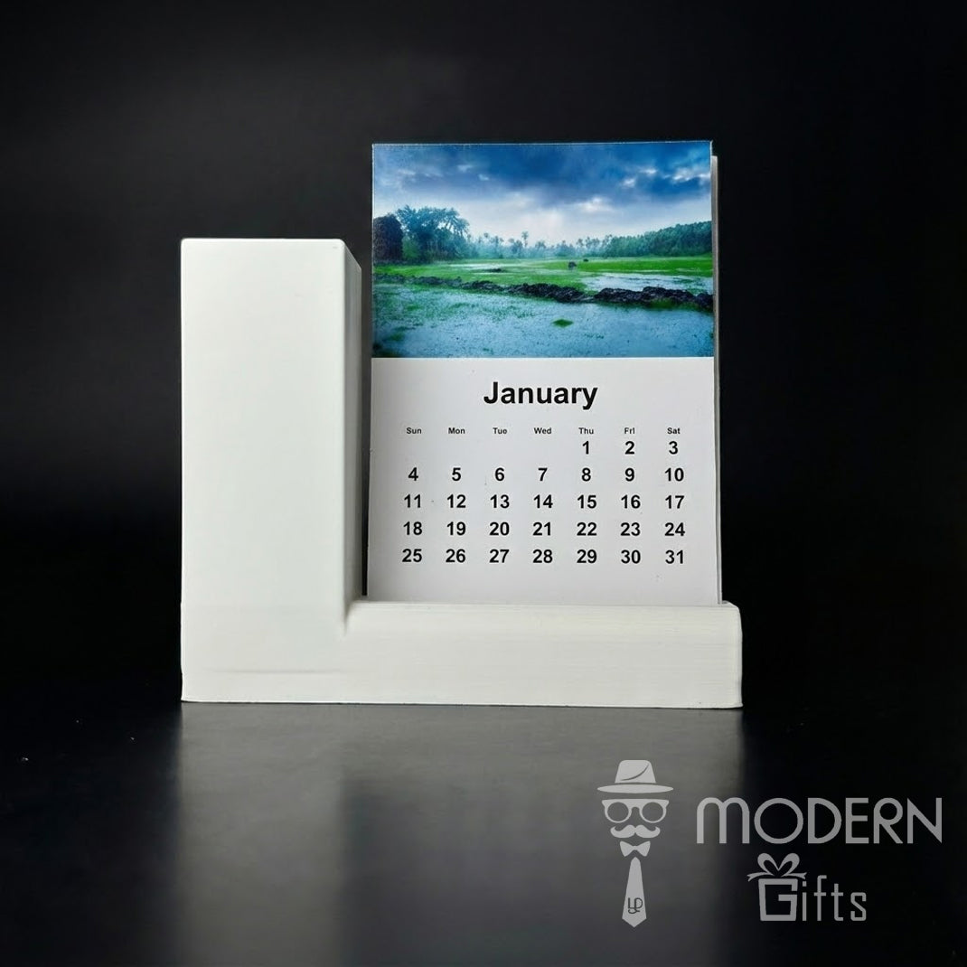 Premium Calendar Stand with Pen Holder