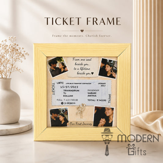 Customised Ticket Frame