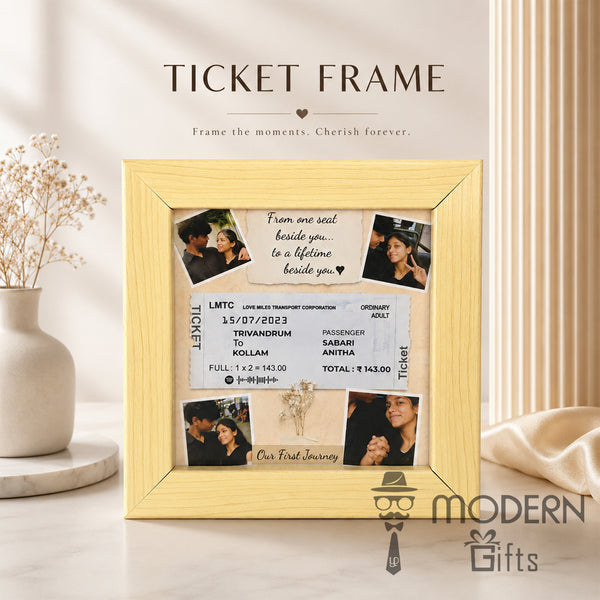 Customised Ticket Frame
