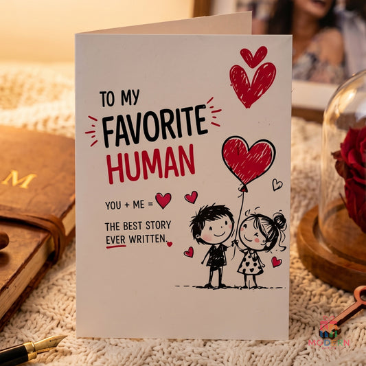 To My Favourite Person Greeting Card With Name Magnet