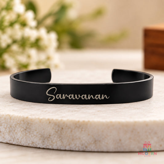 Personalized Name Kaappu customized name bracelet for couples and loved ones
