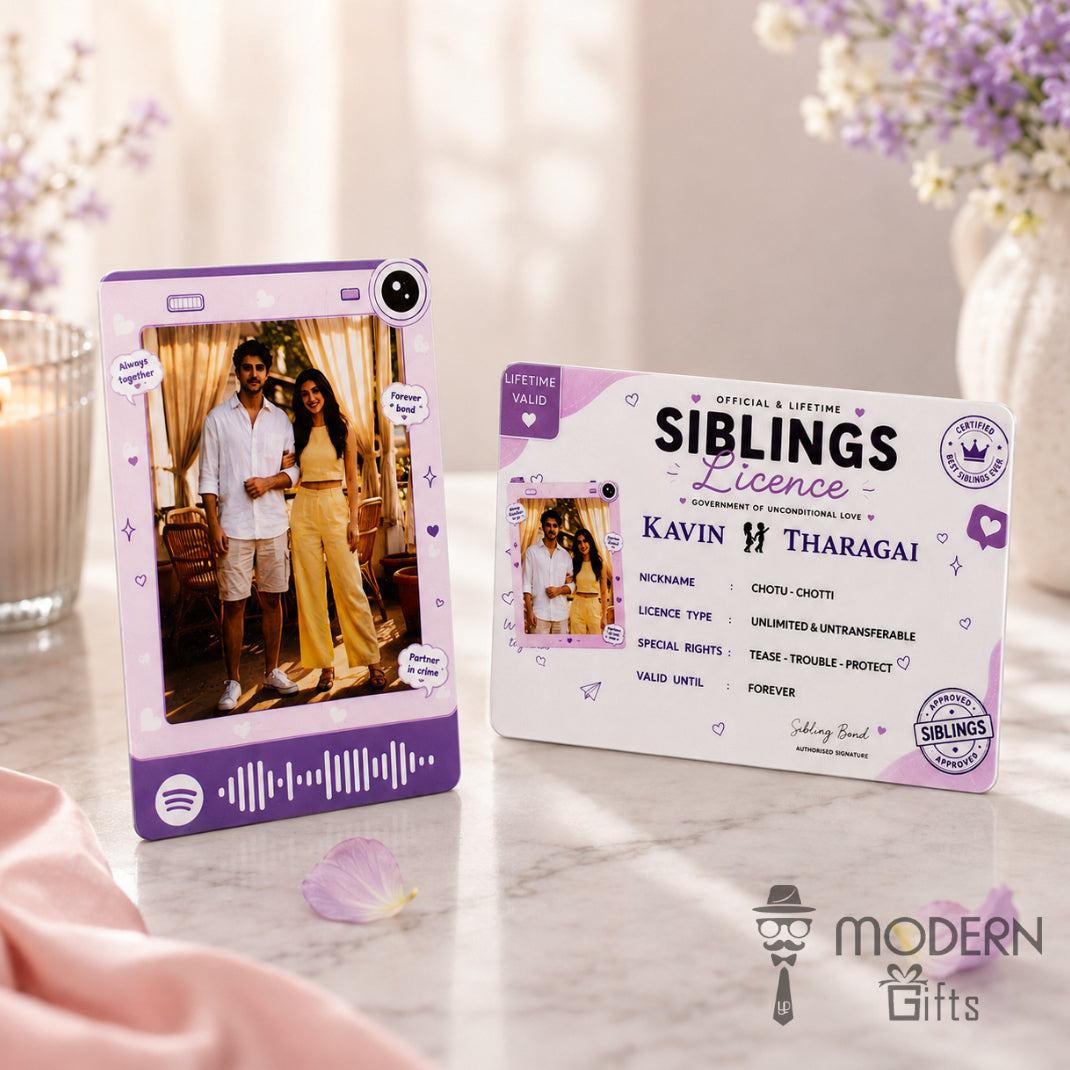 Siblings Licence Card