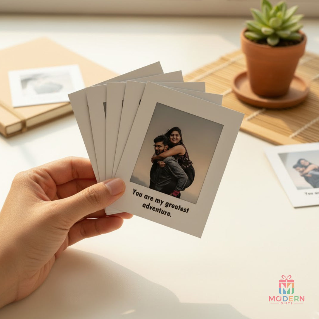 Polaroids With Love Quotes (English ) (Non Tearable)