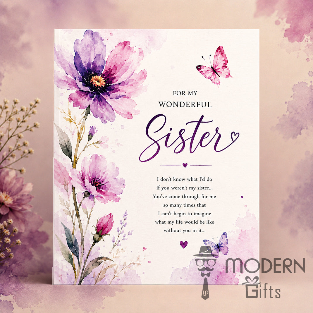 To My Sister Greeting Card With Name Magnet