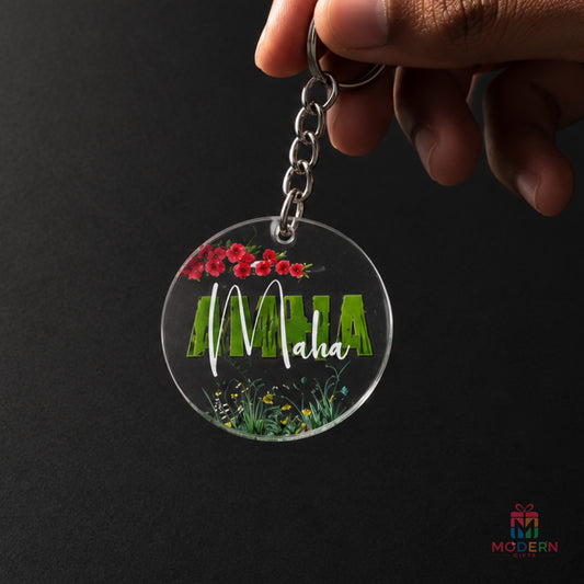 Acrylic Mom Keychain