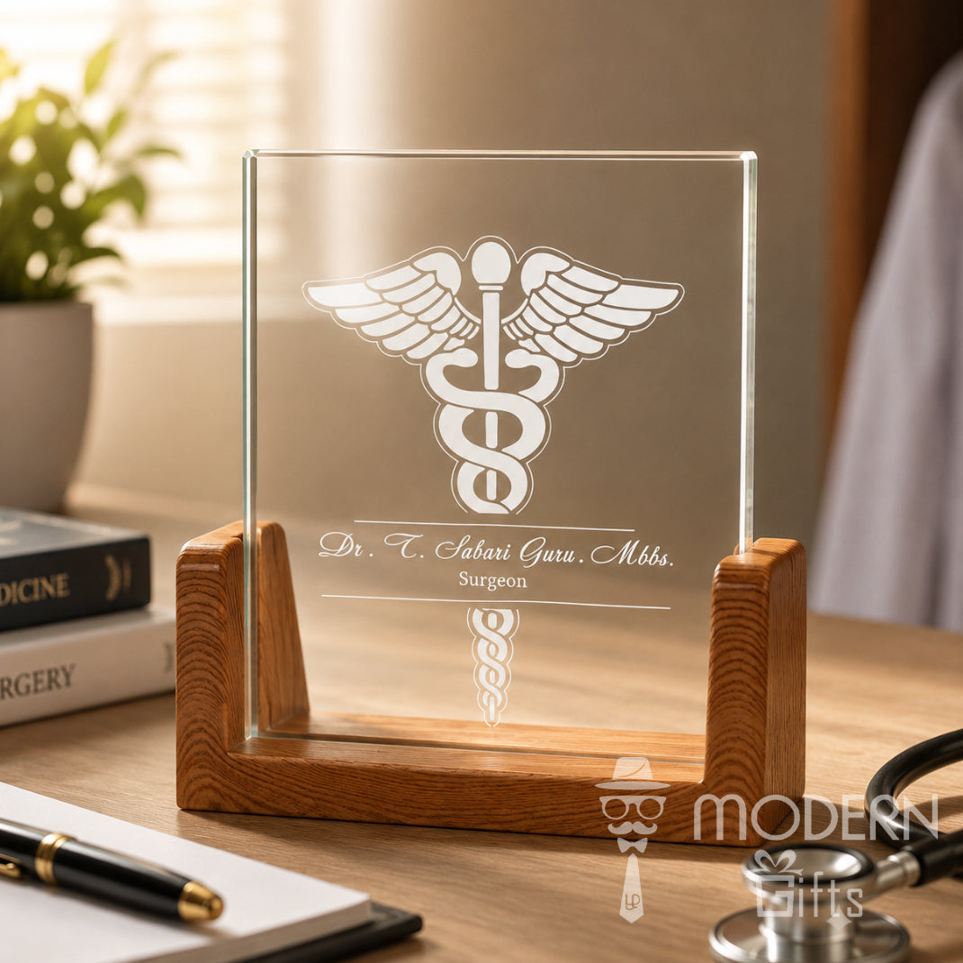 Glass Light Stand For Doctors