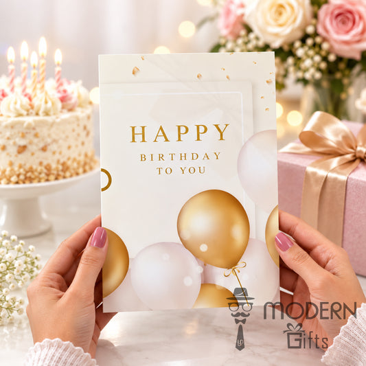 Happy Birthday Mirror Card