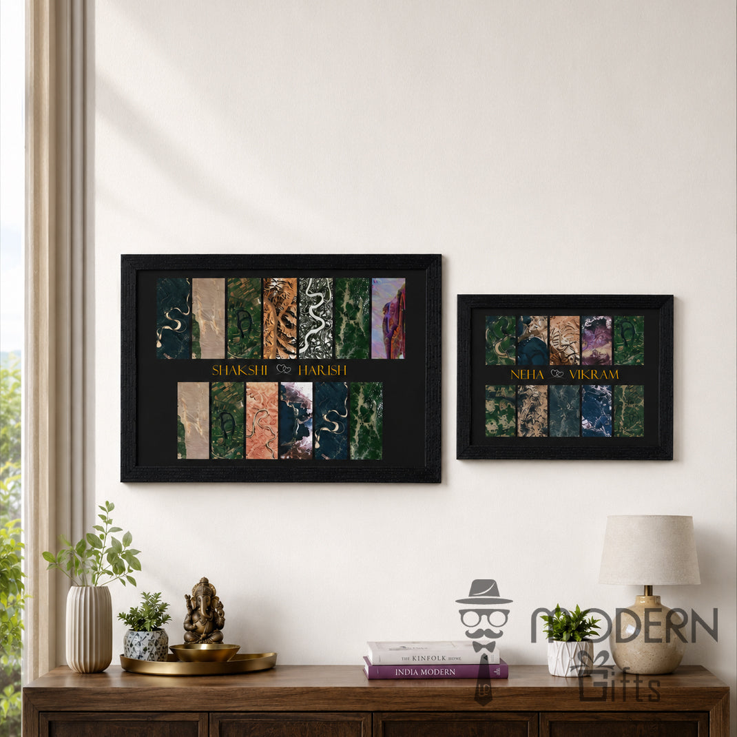 Couple Landsat Map Frame