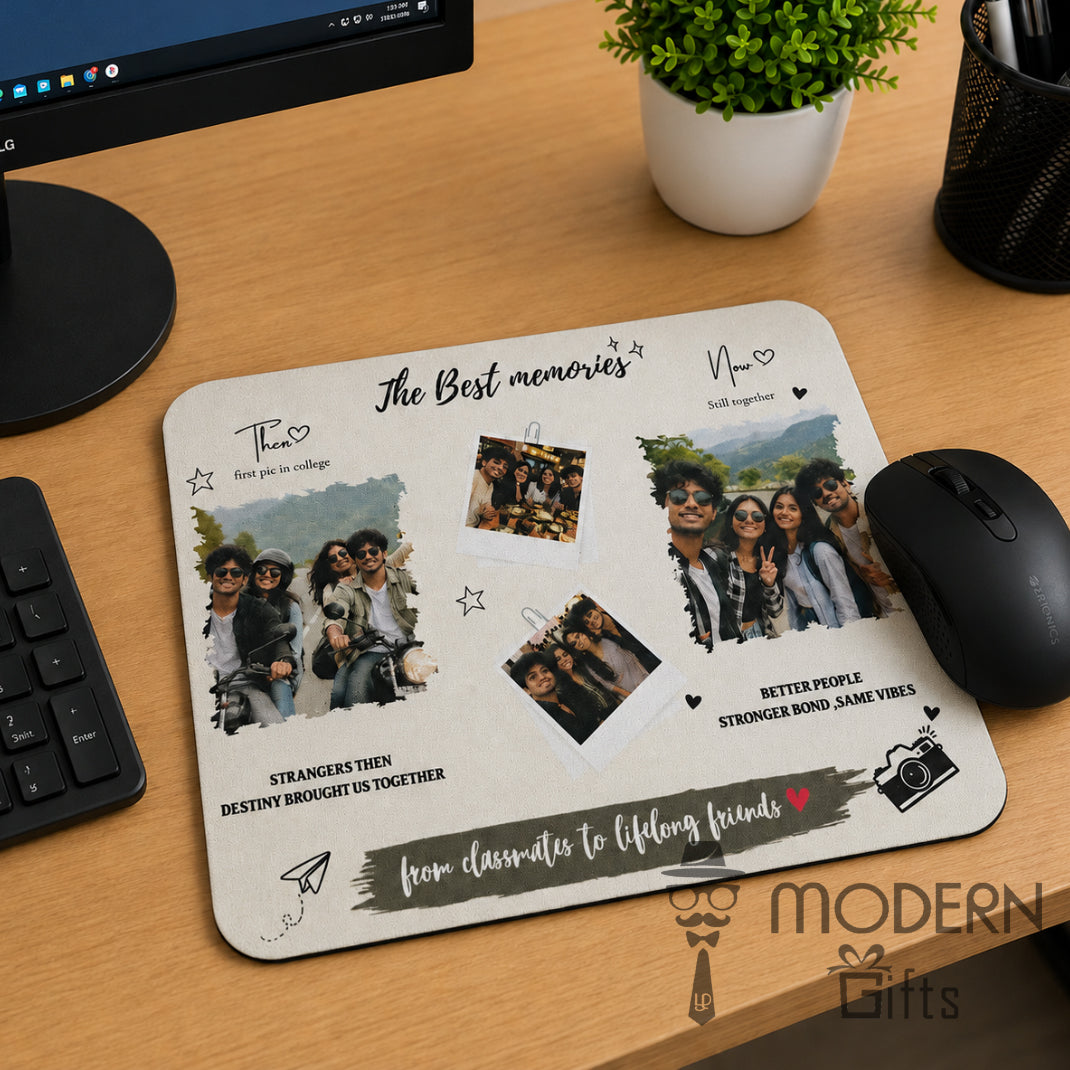 Friendship Photo Mouse Pad