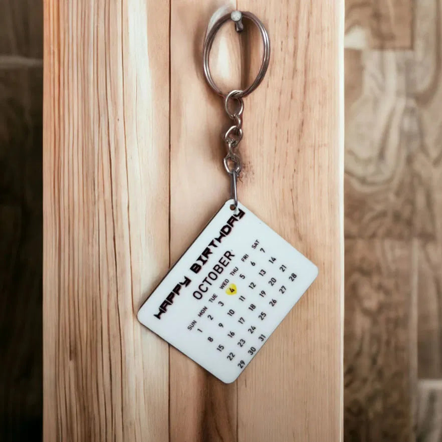 Splash Calender Keychain