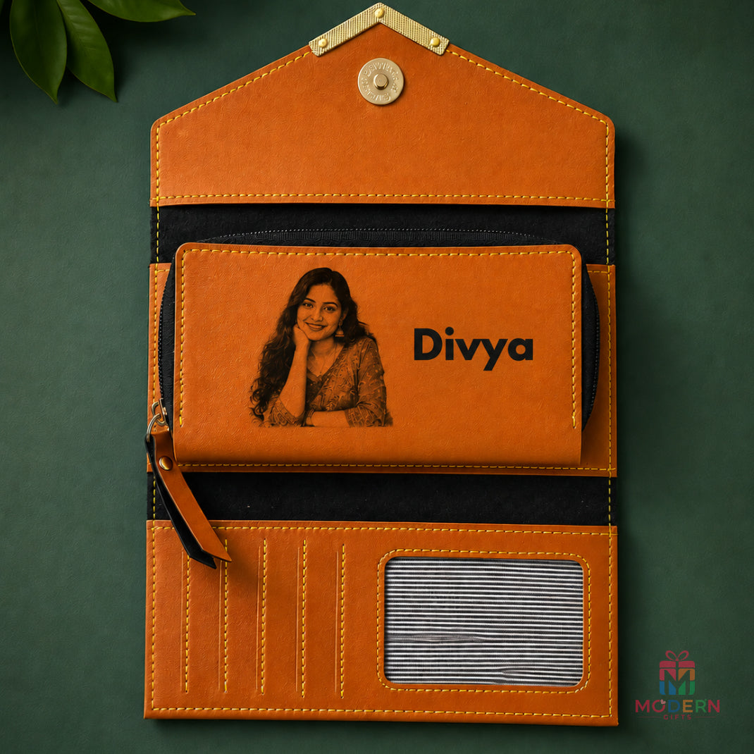 Photo customized wallet for girls 