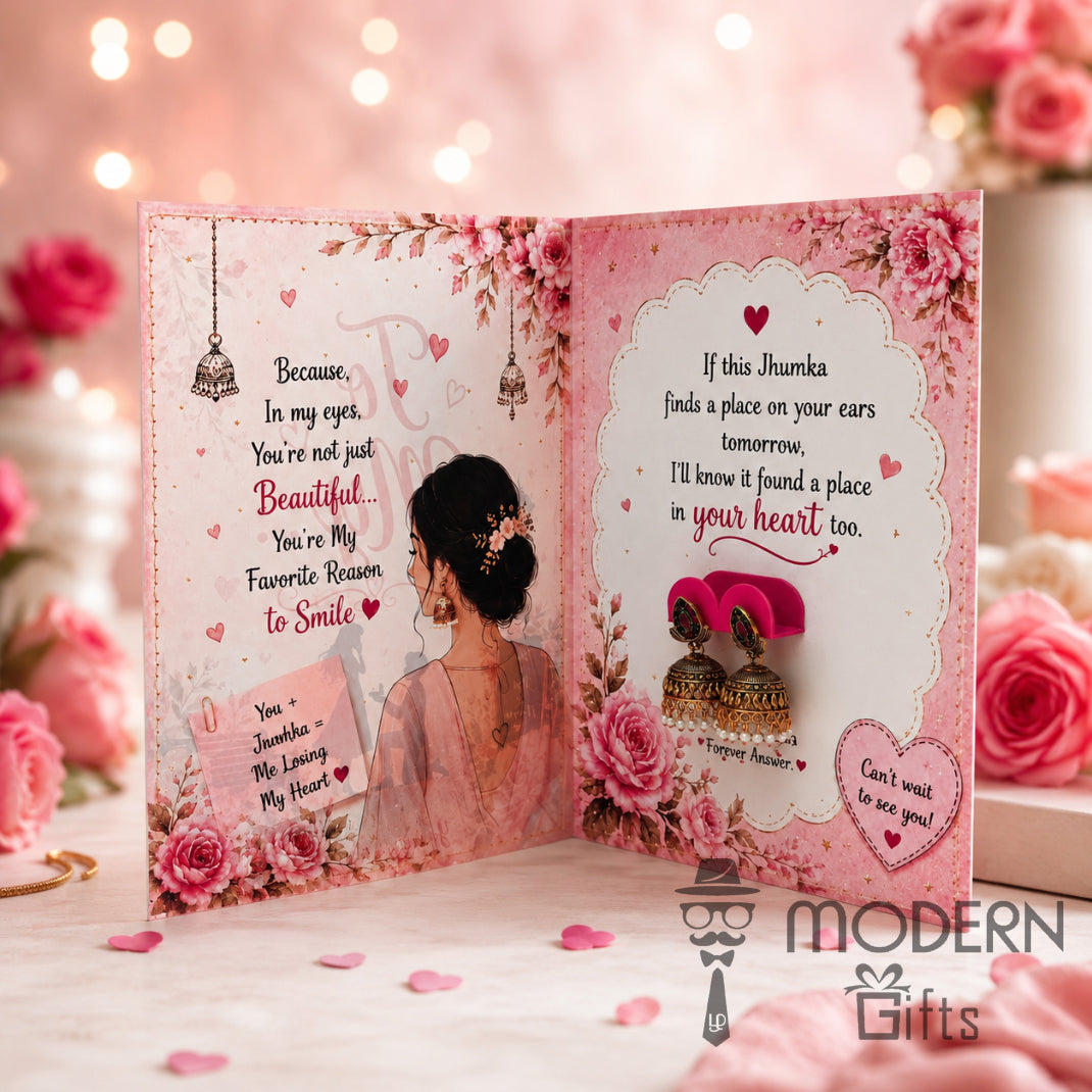 Jhumka Greeting Card
