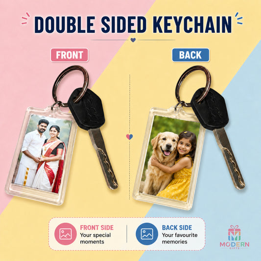 Transparent Photo Keychain