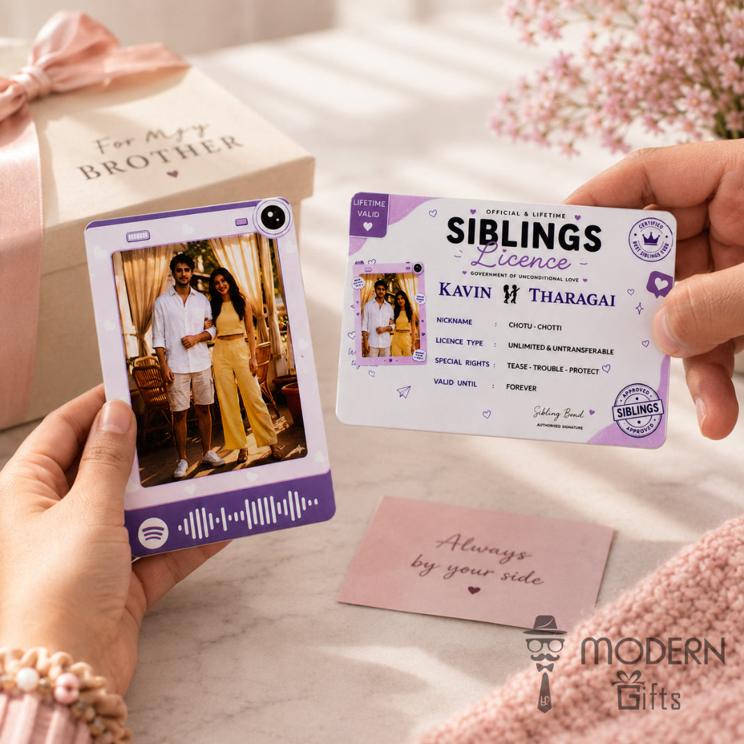 Siblings Licence Card