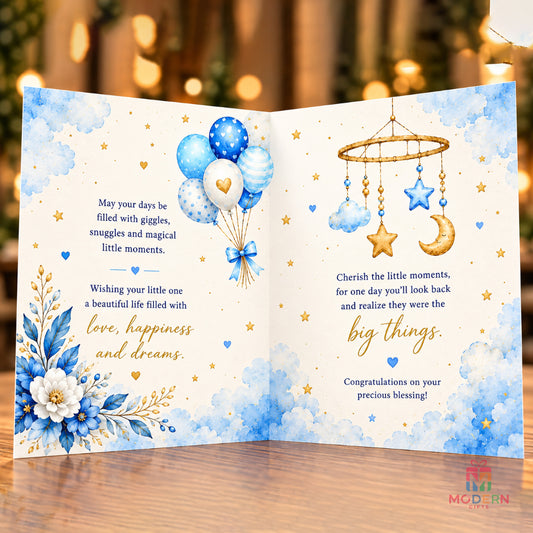 Welcome Little One Greeting Card