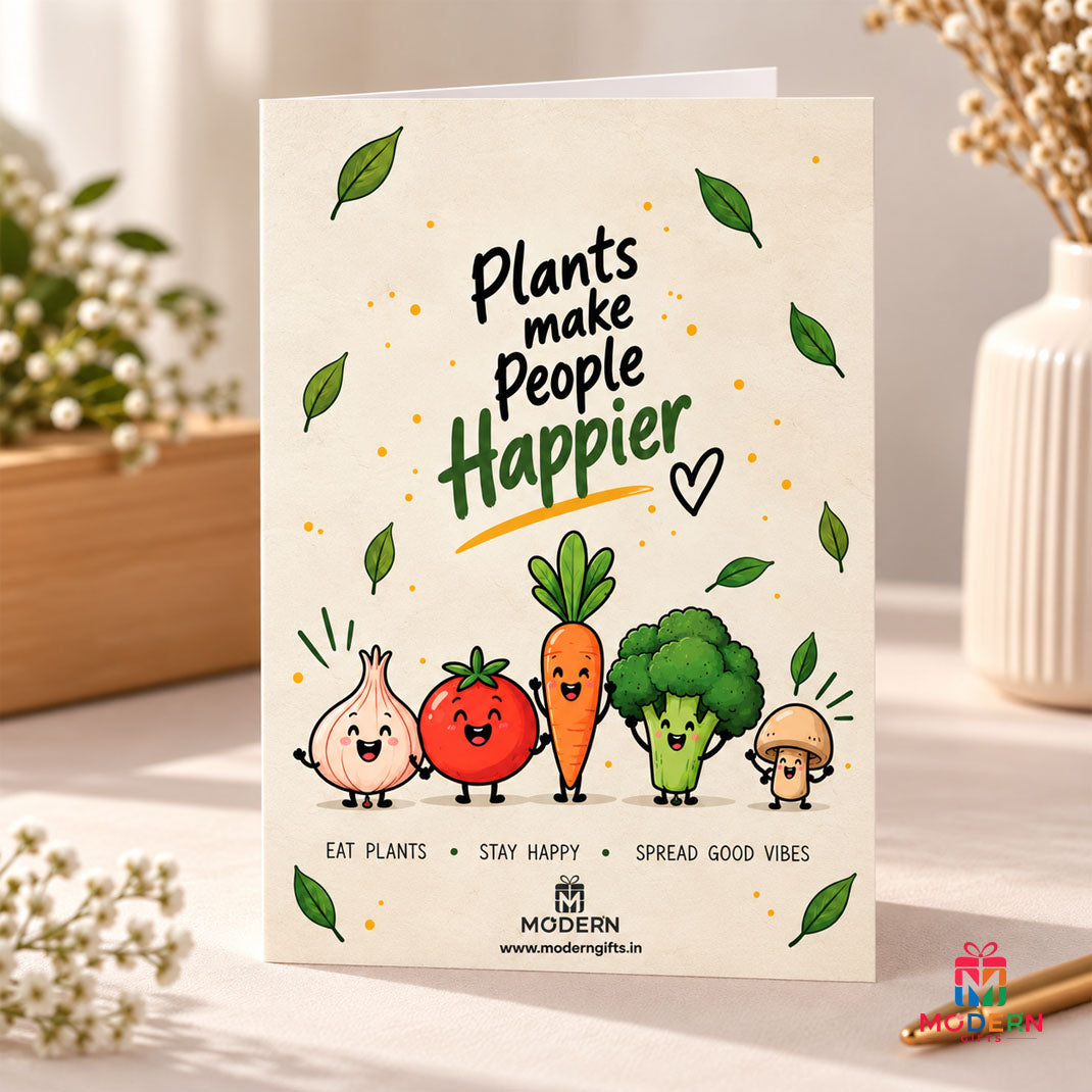 Proud to Be Vegetarian Greeting Card