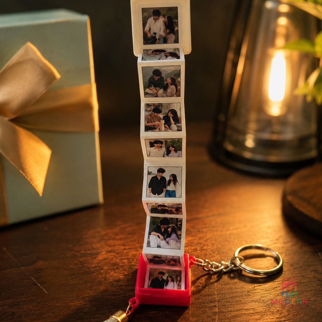 Photo Polaroid Keychain