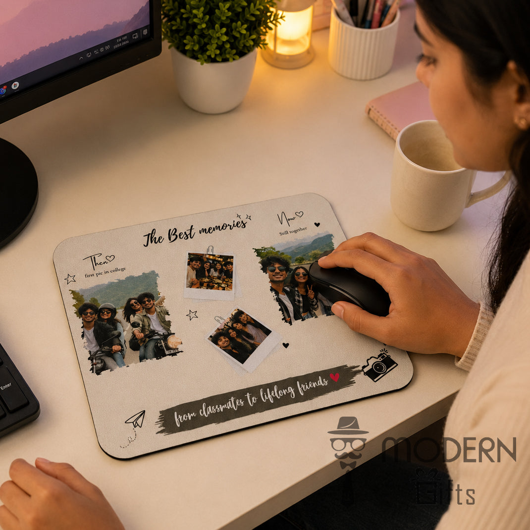 Friendship Photo Mouse Pad