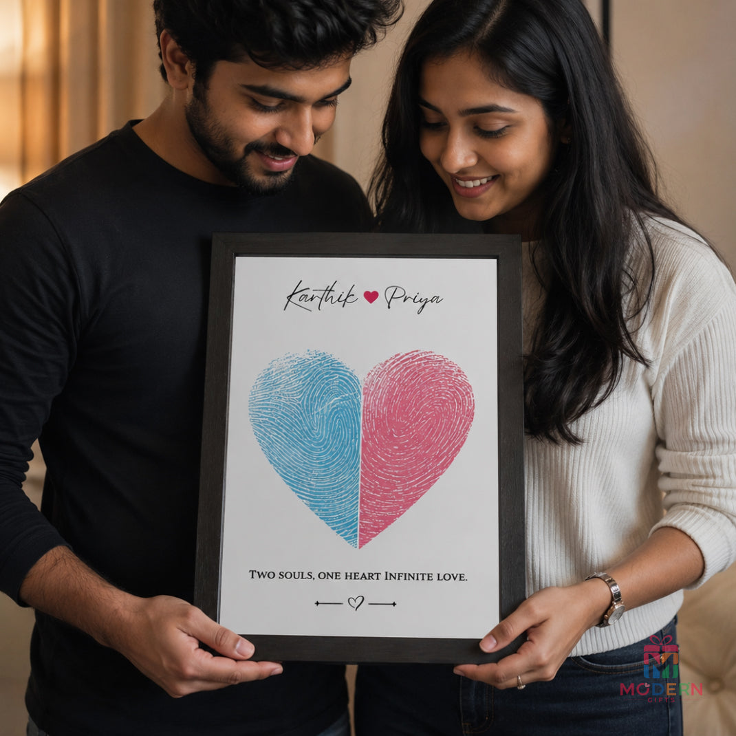 Heart Fingerprint Frame