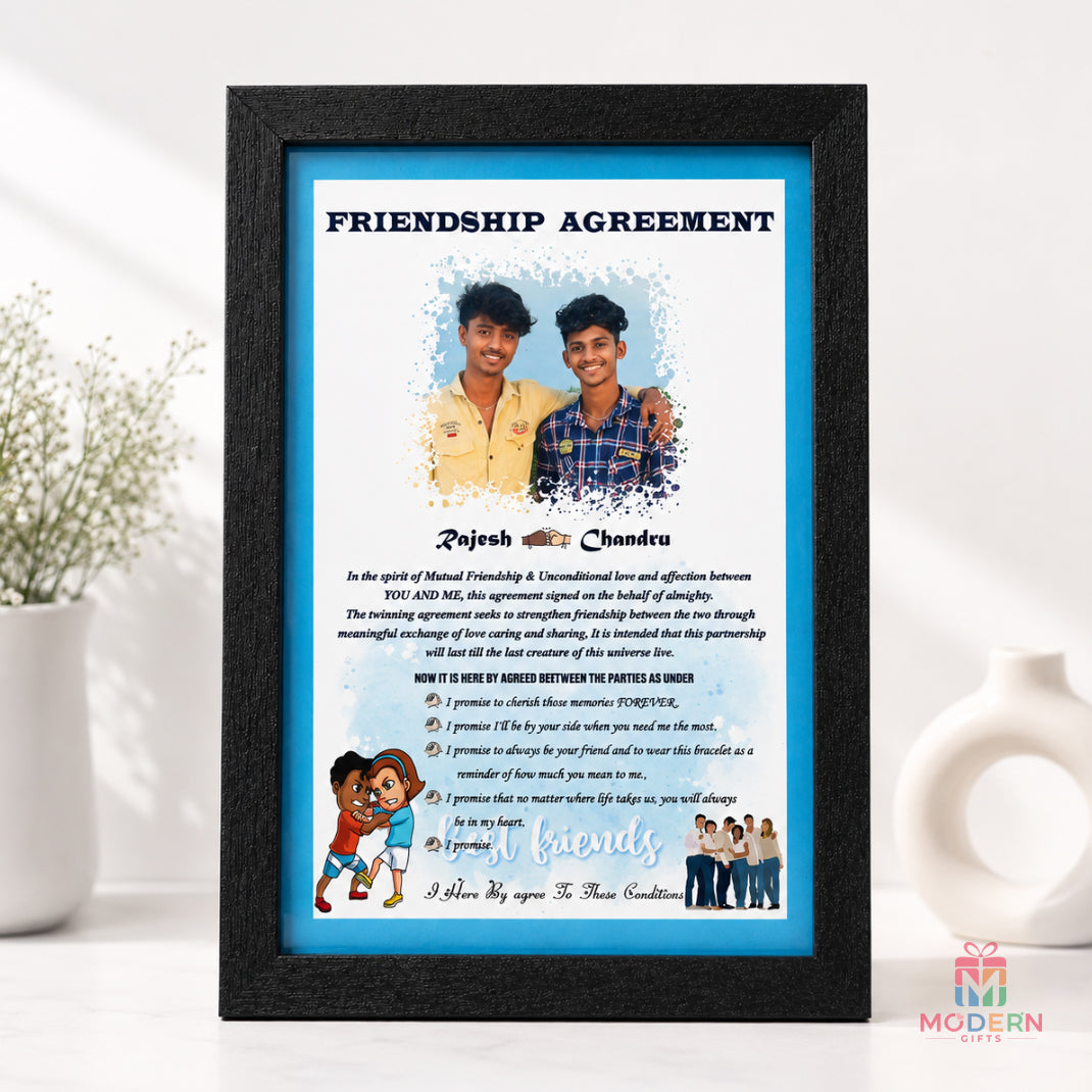 Friendship Agreement Frame
