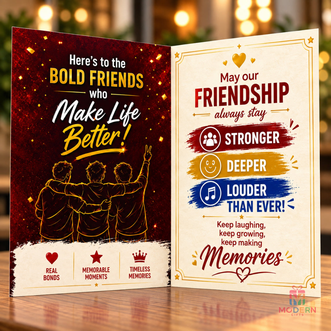 King Maker Friendship Greeting Card
