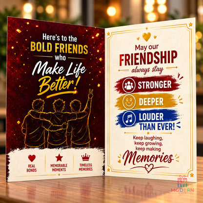 King Maker Friendship Greeting Card
