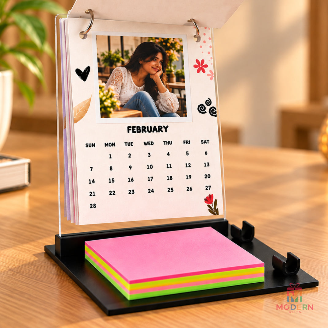 Premium Acrylic Calendar Stand