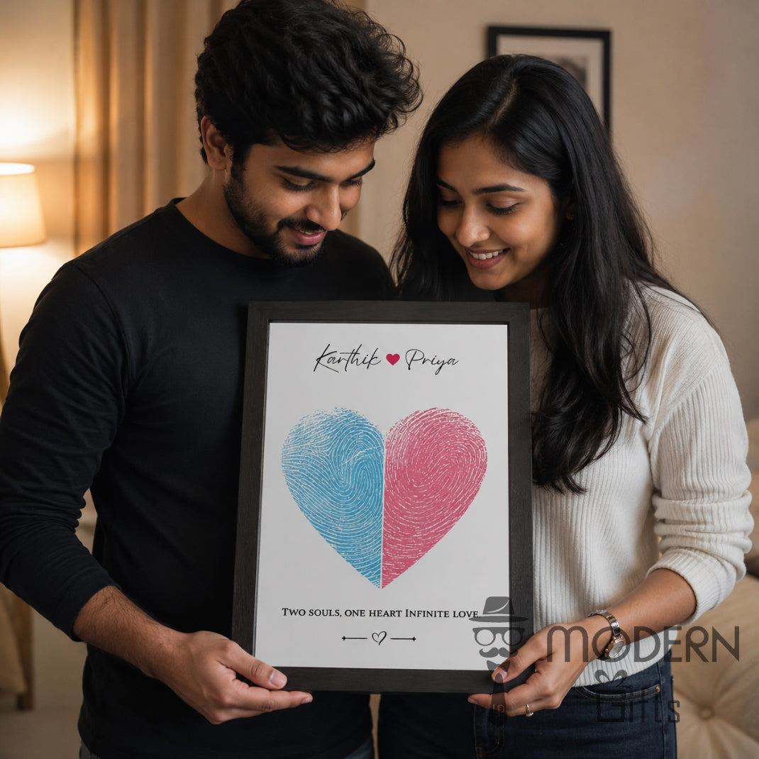 Heart Fingerprint Frame