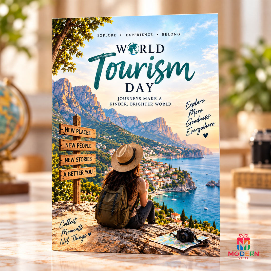 World Tourism Day Greeting Card