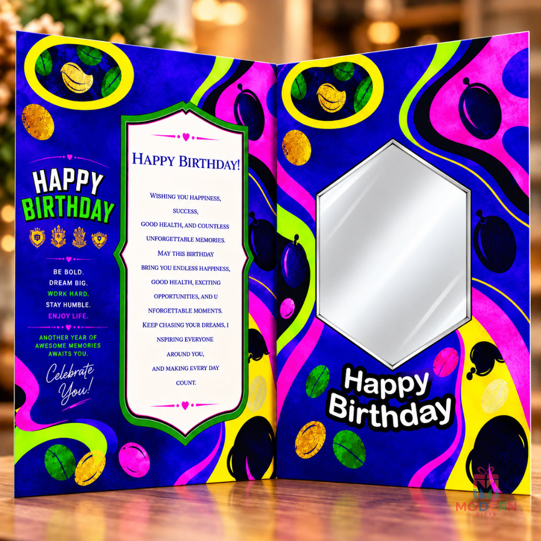 Minty Jamun Birthday Greeting Card