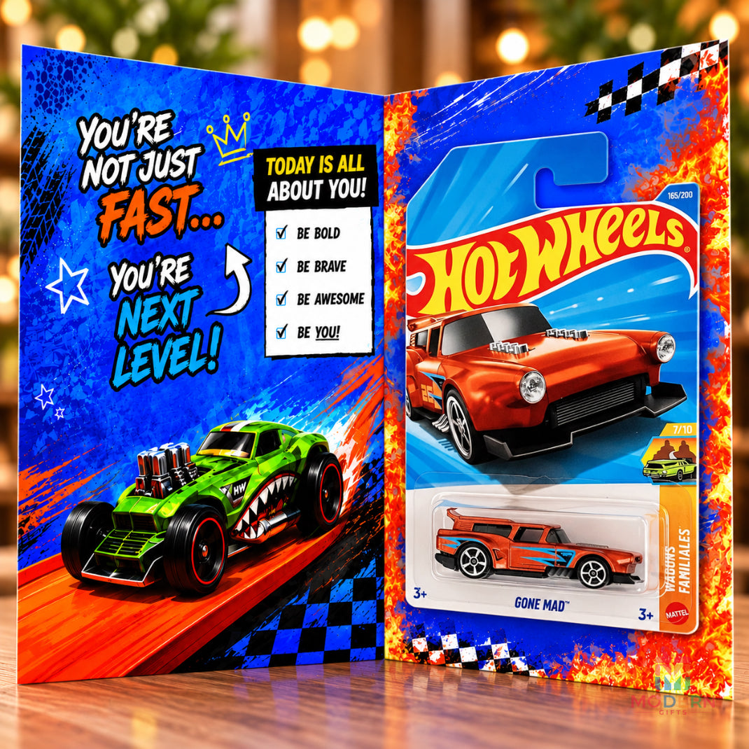 Hot Wheels One Cool Champ Greeting Card