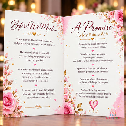 To My Future Wife Love Greeting Card