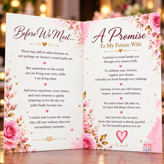 To My Future Wife Love Greeting Card