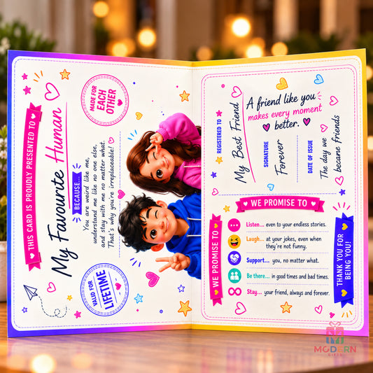 Friendship Warranty Greeting Card