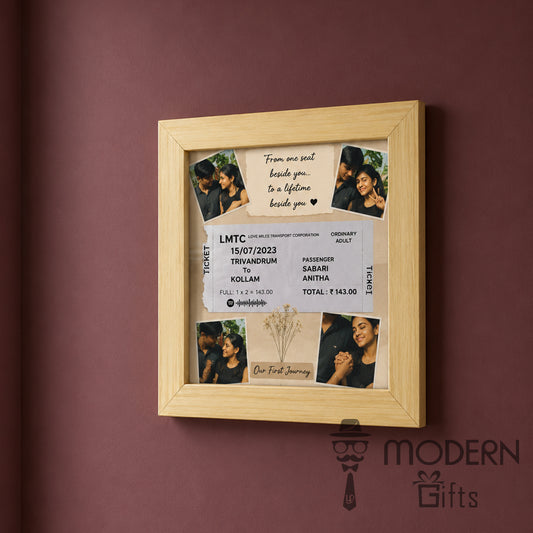 Customised Ticket Frame