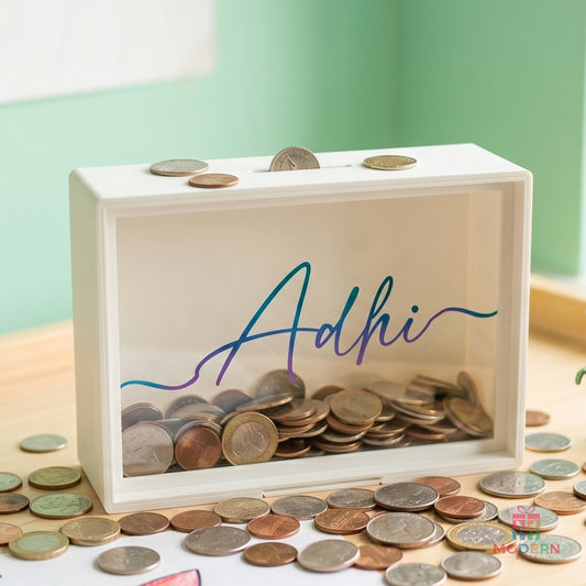 Customized Transparent Money Box