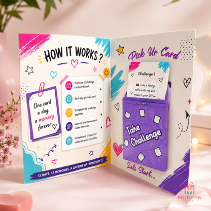 Friendship Challenge Game Greeting Card