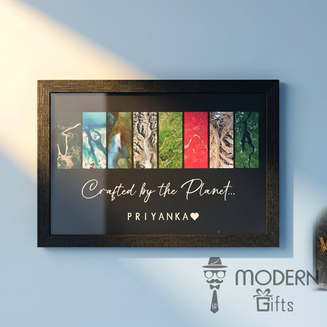 Customized Landsat Map Frame