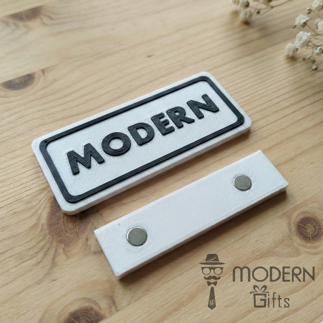 customized magnetic name badge