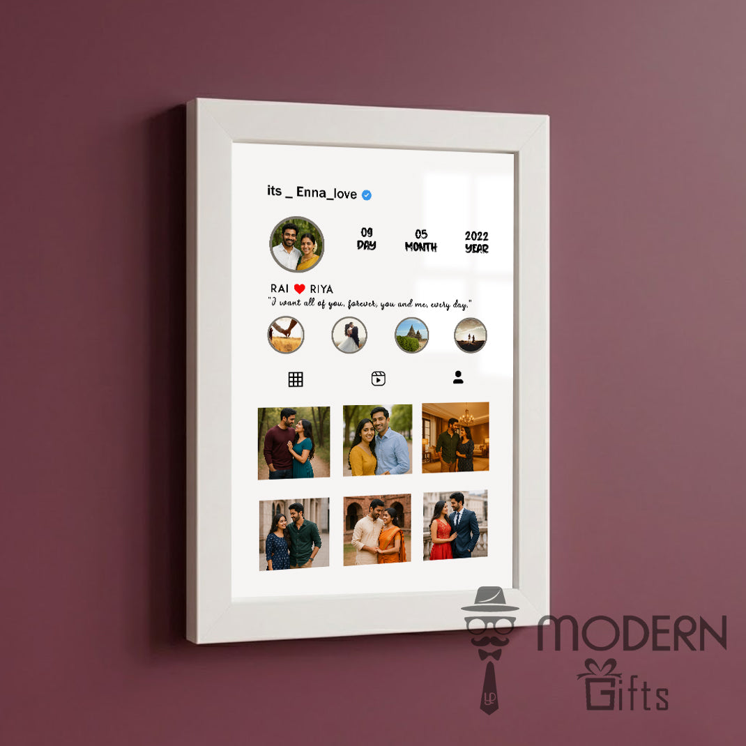 Customized Love Instagram Frame