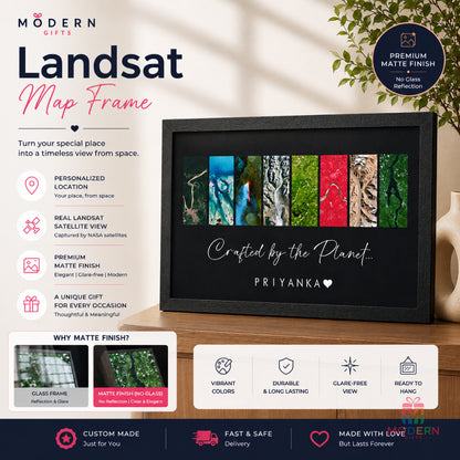 Customized Landsat Map Frame