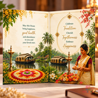 Happy Onam Greeting Card