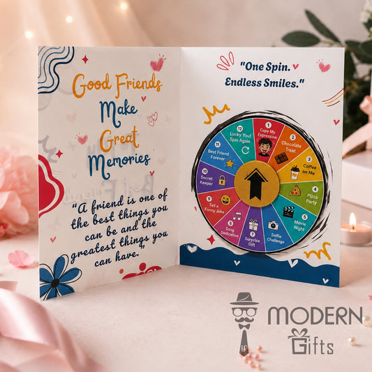 Friendship Spin Challenge Greeting Card