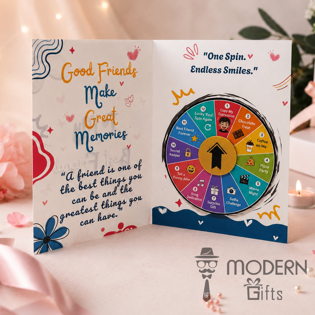 Friendship Spin Challenge Greeting Card