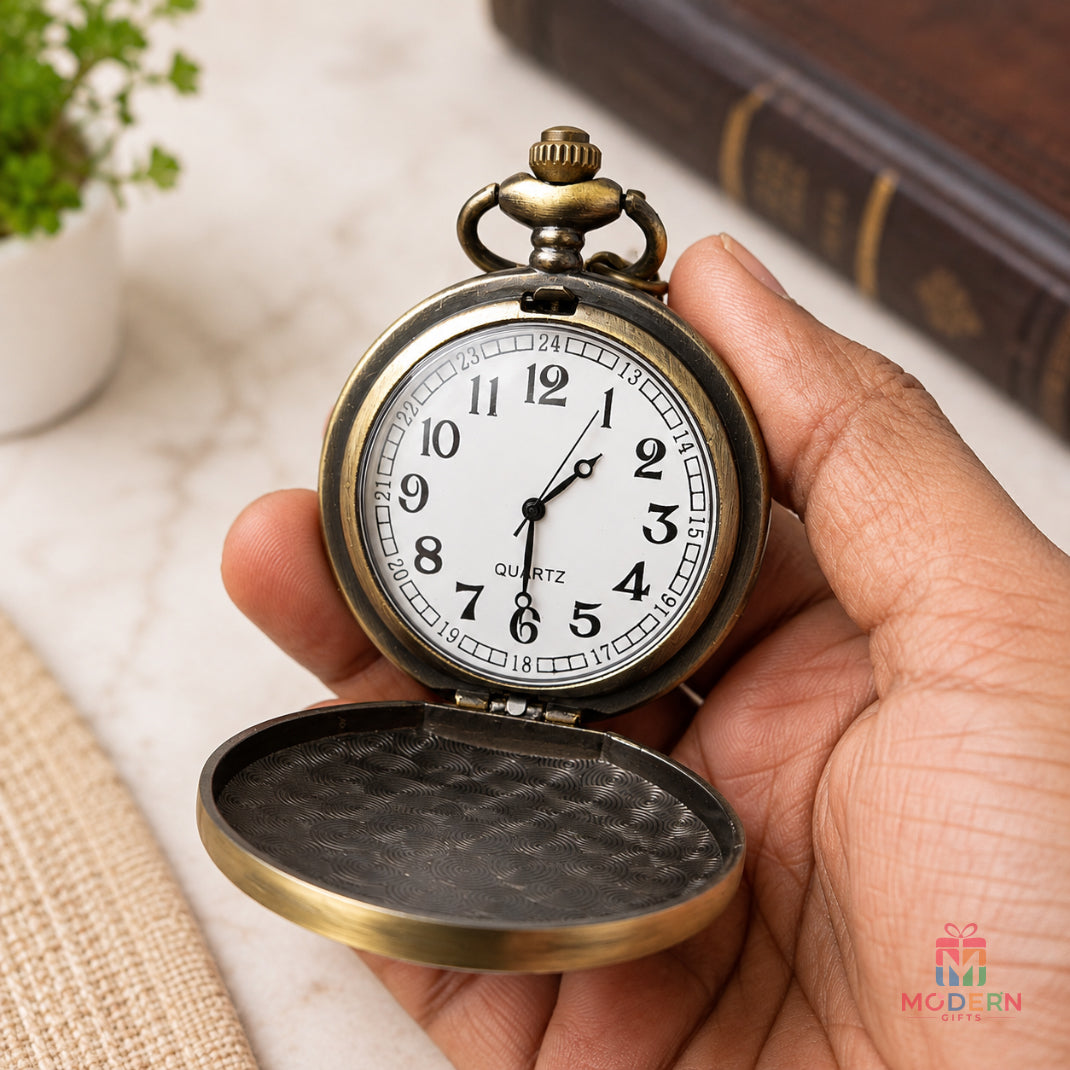 Photo Customized Clock Keychain