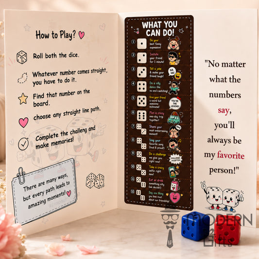 Friendship Dice Greeting Card
