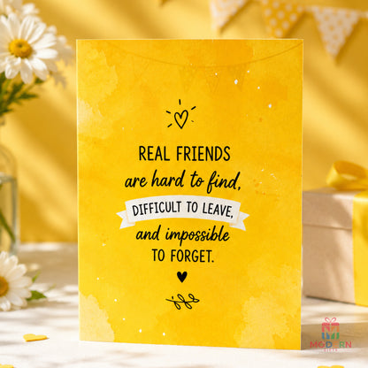 To My Friend Greeting Card With Name Magnet