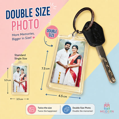Transparent Photo Keychain