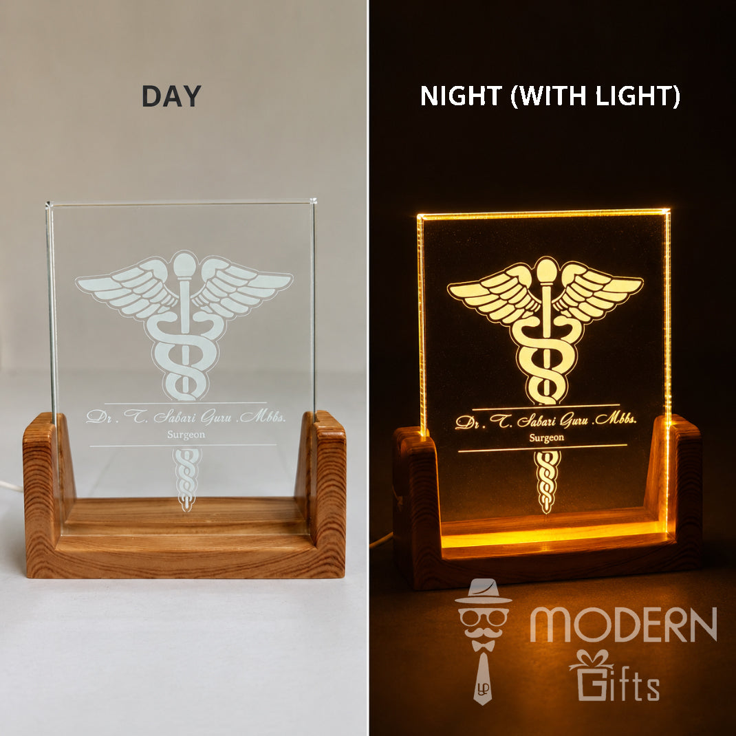 Glass Light Stand For Doctors